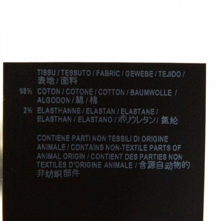 Pre Owned Saint Laurent Paris Black Denim Skinny Jeans M