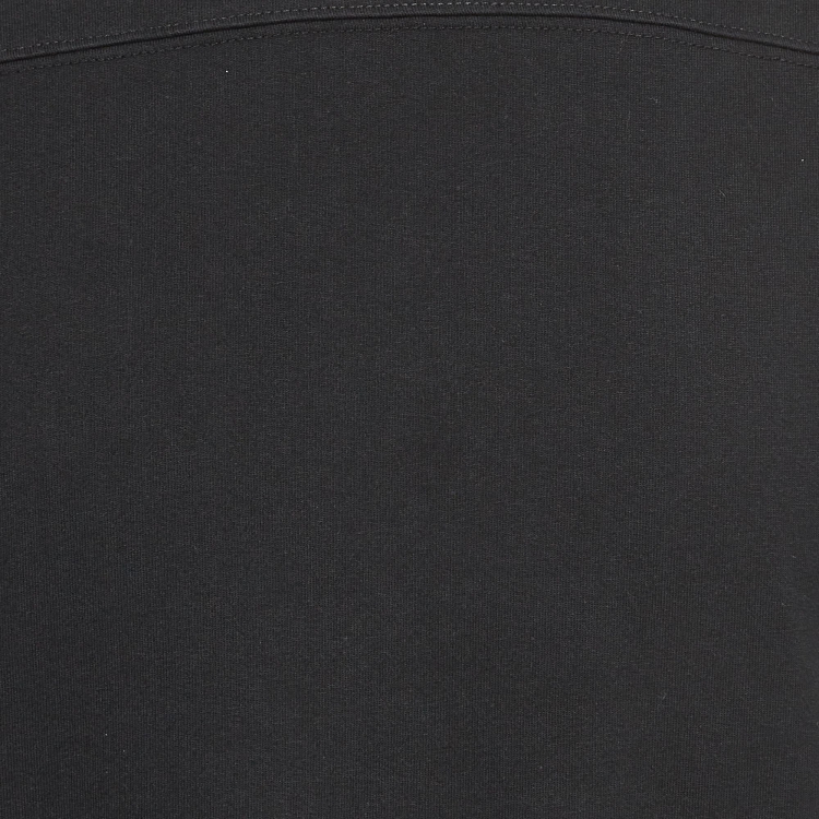 Pre Owned Saint Laurent Black Decoupe Dust Cotton T-Shirt S