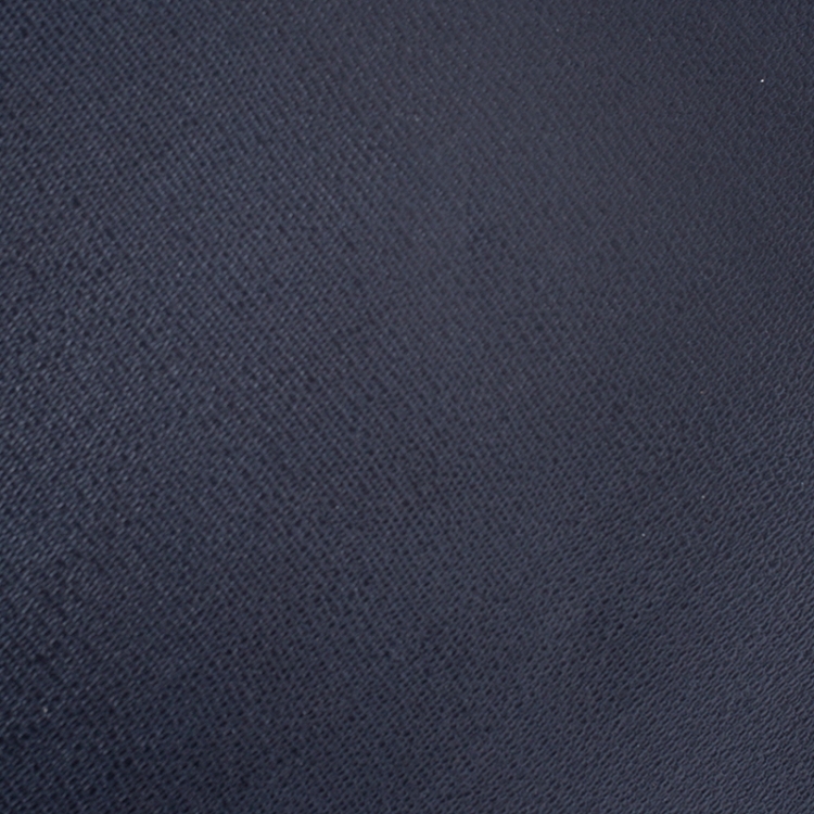 Pre Owned Saint Laurent Paris Navy Blue Leather Documents Portfolio Case           