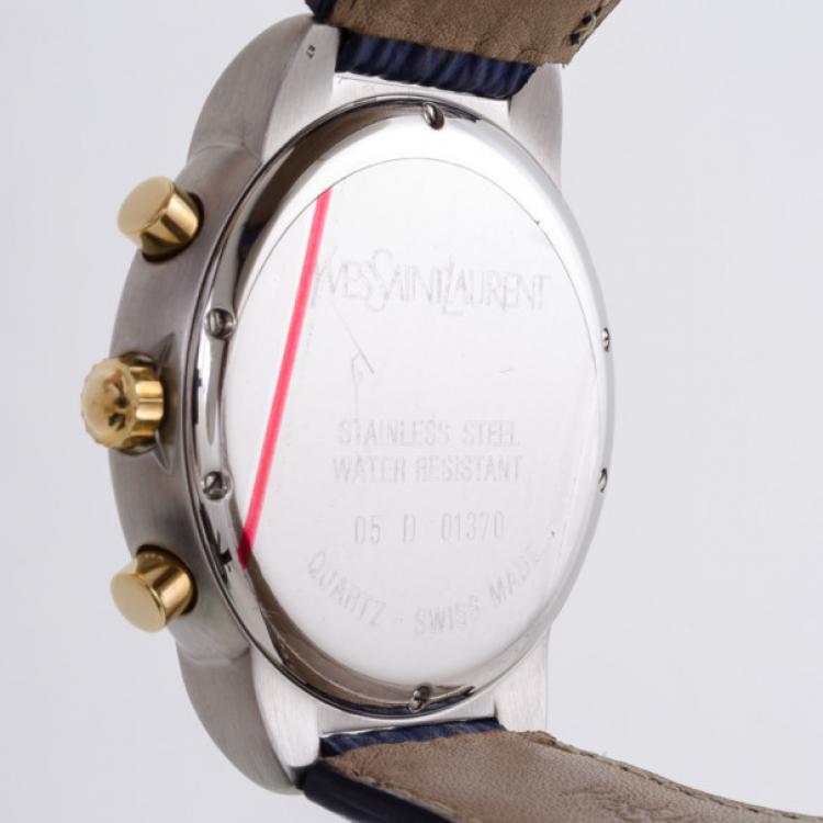 Pre Owned Yves Saint Laurent Chronograph ‘Classic’ Wristwatch Mens