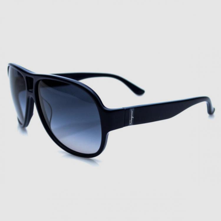 مملوكة مسبقًا Salvatore Ferragamo Blue Petrol SF623S Mens Sunglasses 