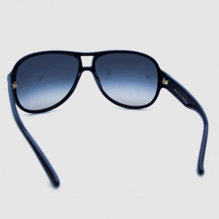 مملوكة مسبقًا Salvatore Ferragamo Blue Petrol SF623S Mens Sunglasses 