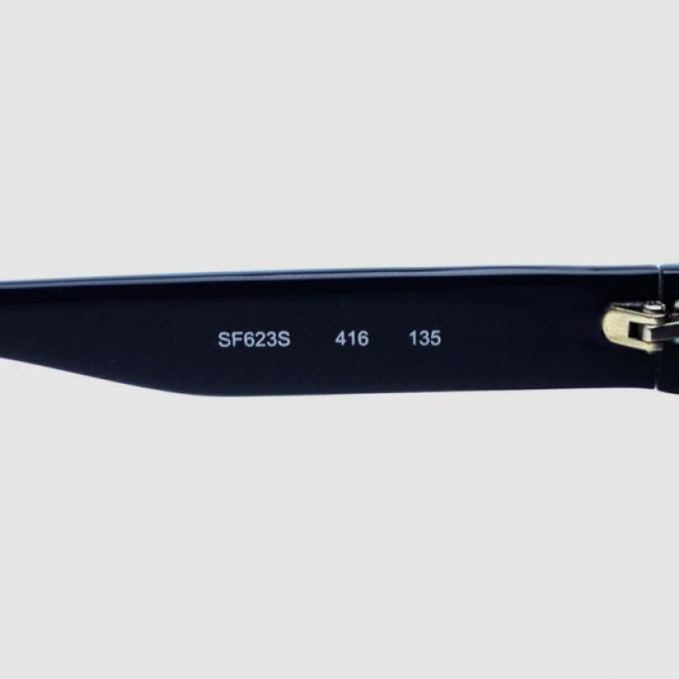 مملوكة مسبقًا Salvatore Ferragamo Blue Petrol SF623S Mens Sunglasses 