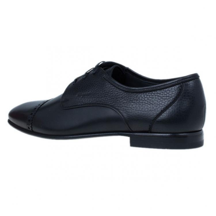 Pre Owned Salvatore Ferragamo Ralph Muflone Cap Toe Oxfords Size 41