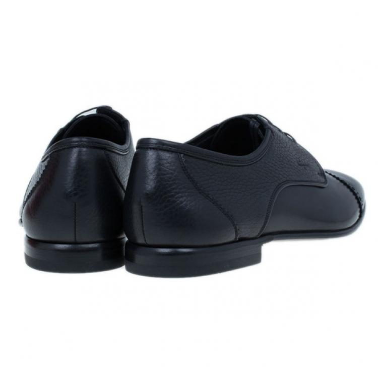 Pre Owned Salvatore Ferragamo Ralph Muflone Cap Toe Oxfords Size 41