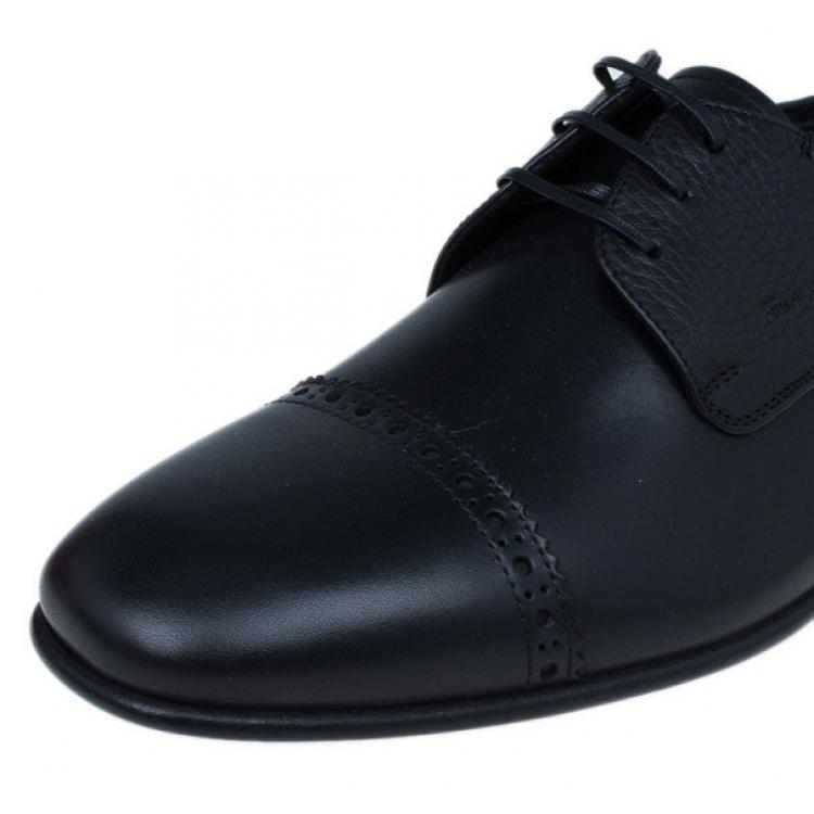 Pre Owned Salvatore Ferragamo Ralph Muflone Cap Toe Oxfords Size 41