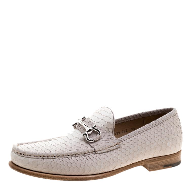 ferragamo python loafers