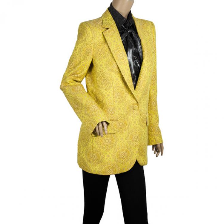 Pre Owned Stella McCartney Jacquard Print Jacket M