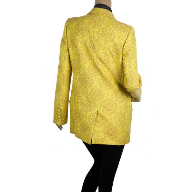 Pre Owned Stella McCartney Jacquard Print Jacket M