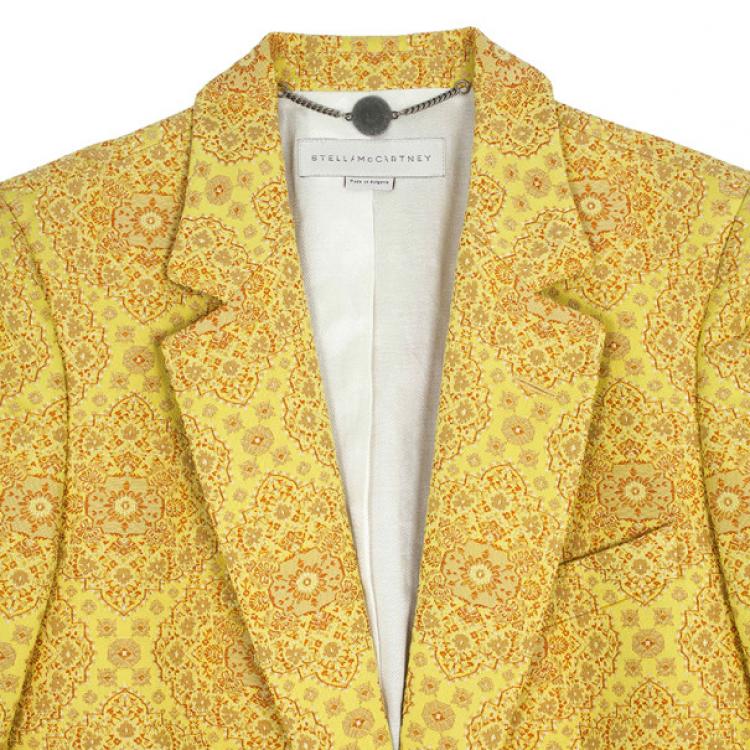 Pre Owned Stella McCartney Jacquard Print Jacket M