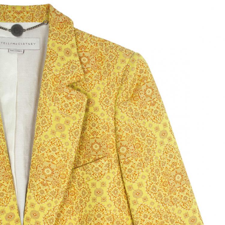 Pre Owned Stella McCartney Jacquard Print Jacket M