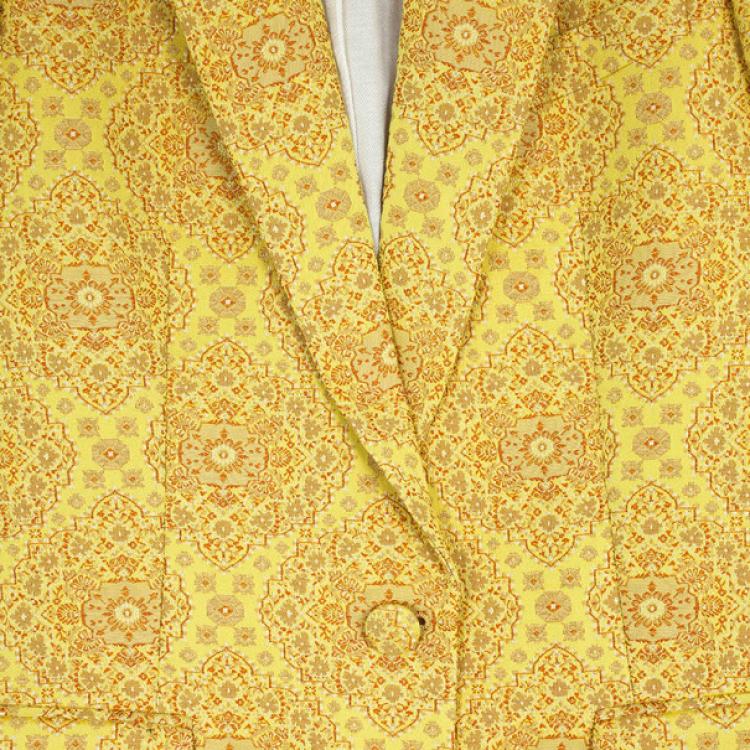 Pre Owned Stella McCartney Jacquard Print Jacket M