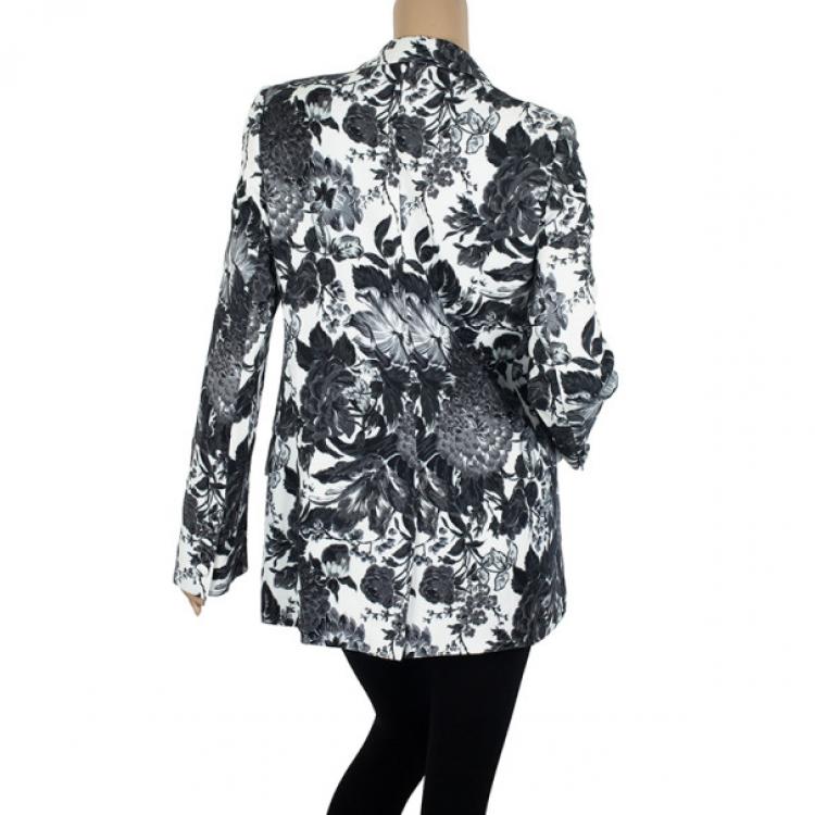Pre Owned Stella McCartney Frazier Flower Print Blazer L