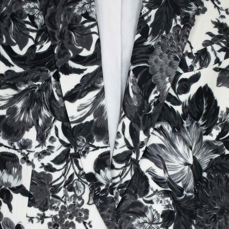 Pre Owned Stella McCartney Frazier Flower Print Blazer L