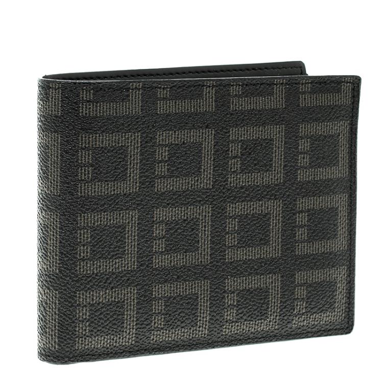 Pre Owned S.T. Dupont Black Leather Signature Bifold Wallet
