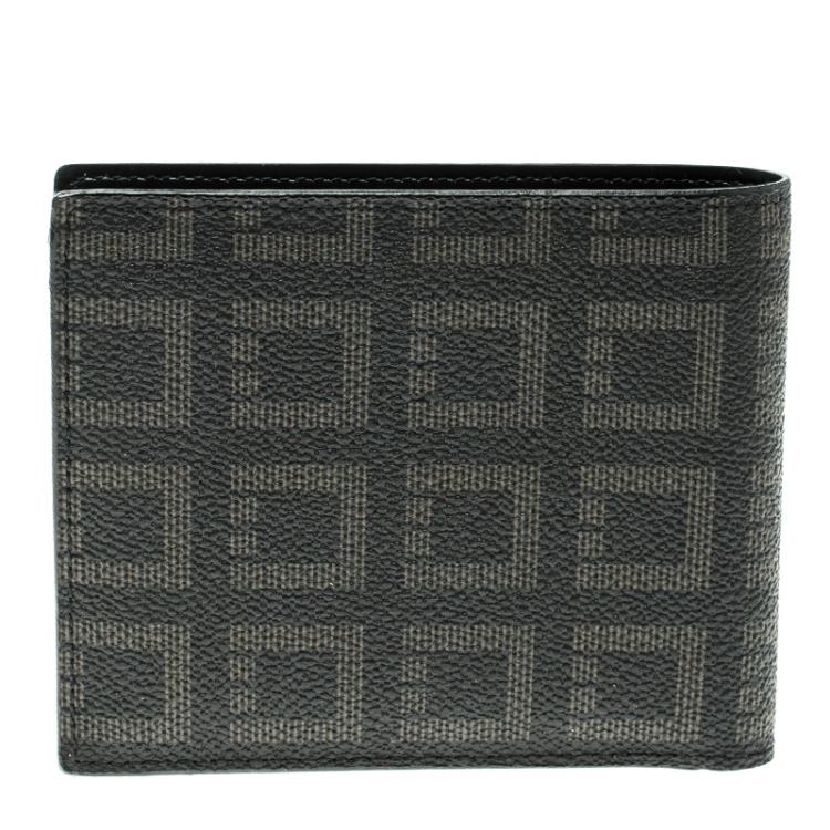 Pre Owned S.T. Dupont Black Leather Signature Bifold Wallet