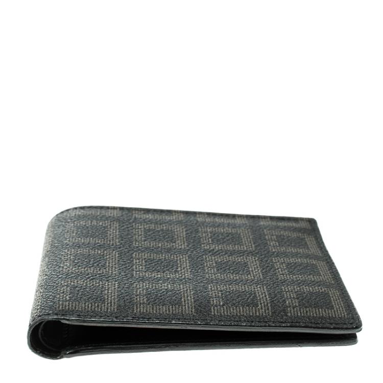 Pre Owned S.T. Dupont Black Leather Signature Bifold Wallet