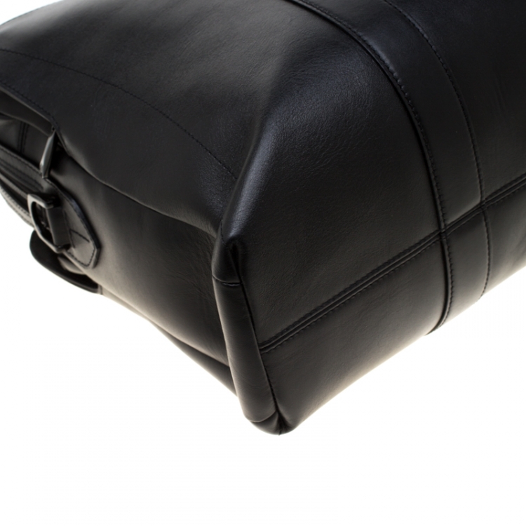 Pre Owned S.T. Dupont Black Leather Line D Star Wars Document and Laptop Holder Briefcase