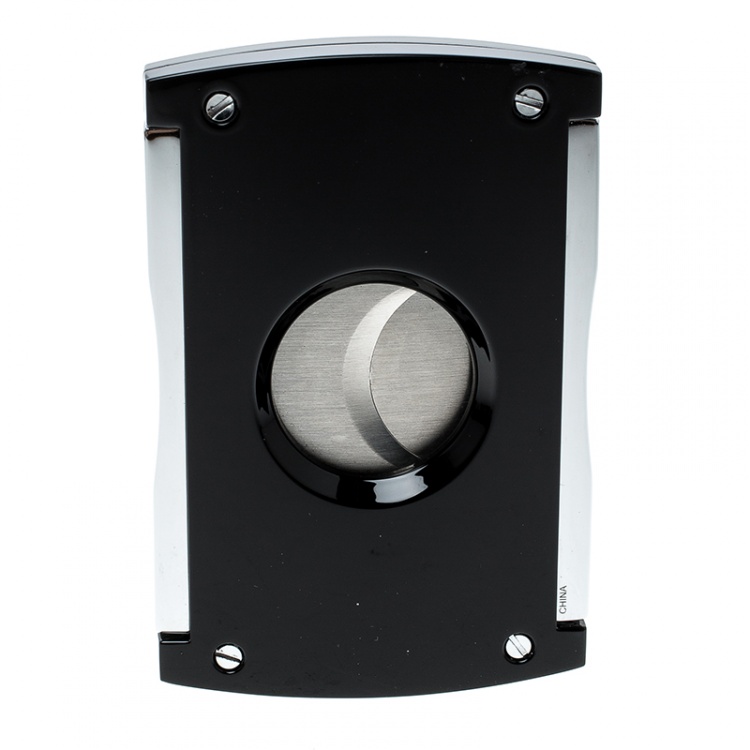 Pre Owned S.T. Dupont Maxijet Black Lacquer Cigar Cutter