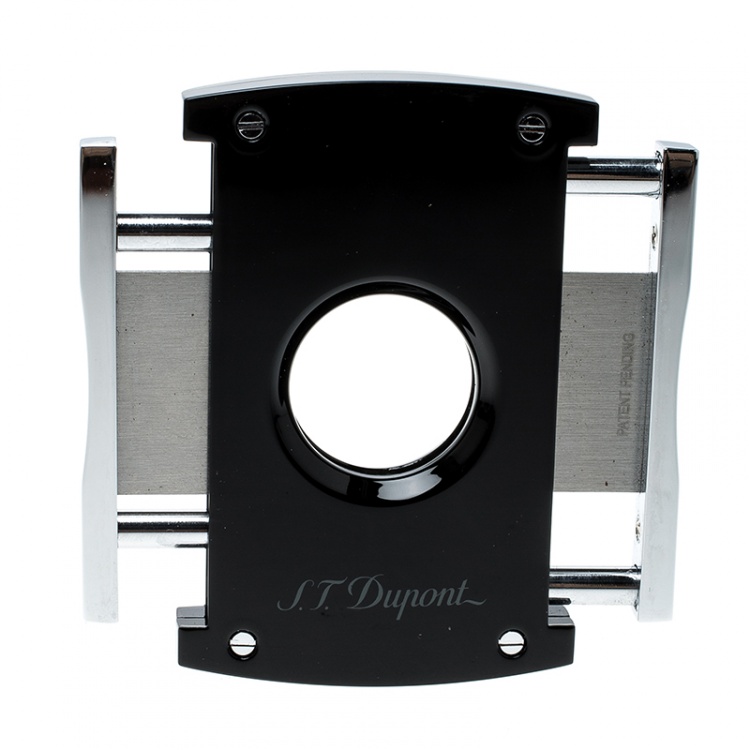 Pre Owned S.T. Dupont Maxijet Black Lacquer Cigar Cutter