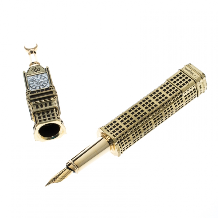 Pre Owned S.T. Dupont By Tournaire Mecca Clock Tower Limited Edition Fountain Pen