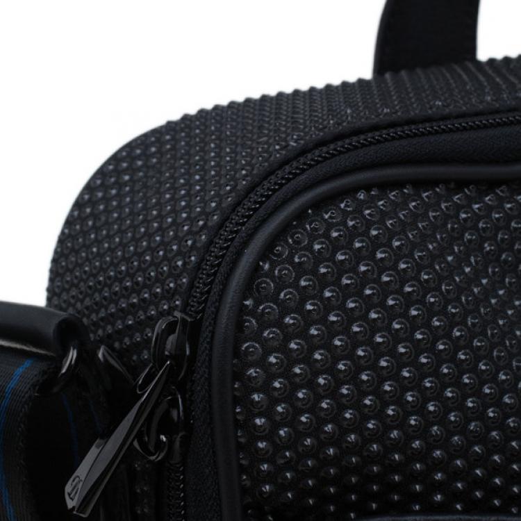 Pre Owned S.T. Dupont Black Leather Laptop Bag