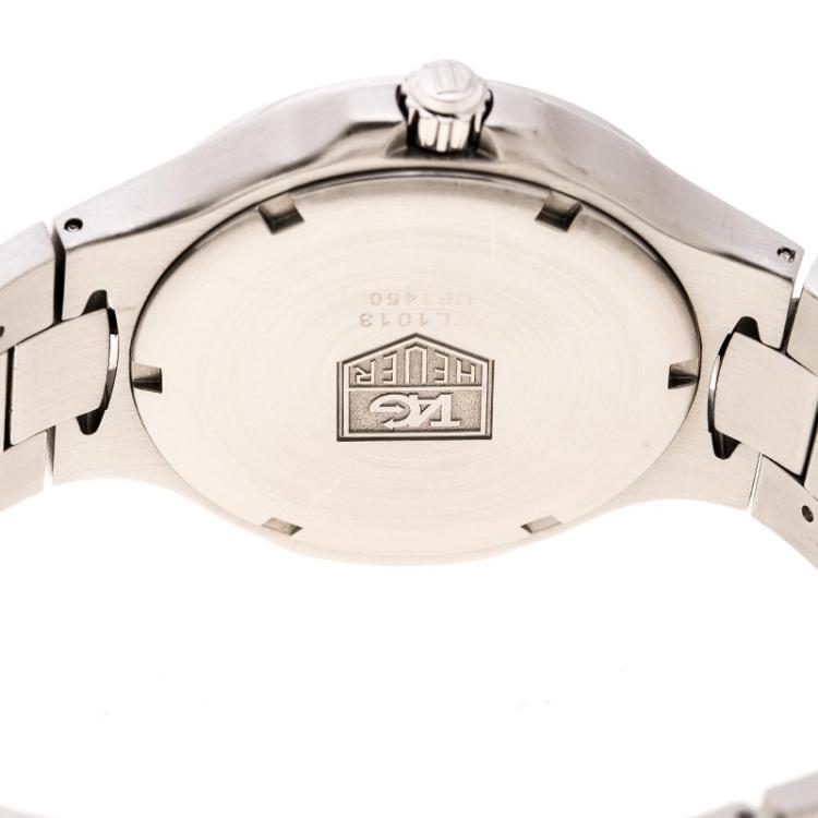 Pre Owned Tag Heuer Blue Stainless Steel Kirium WL1310 Men's Wristwatch 39 mm