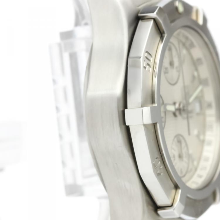 Pre Owned Tag Heuer Silver Stainless Steel 2000 Exclusive Men's Wristwatch 41MM