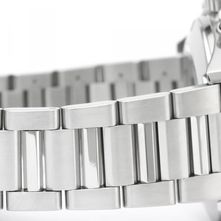 Pre Owned Tag Heuer Black Stainless Steel Carrera Calibre 1887 Men's Wristwatch 43MM