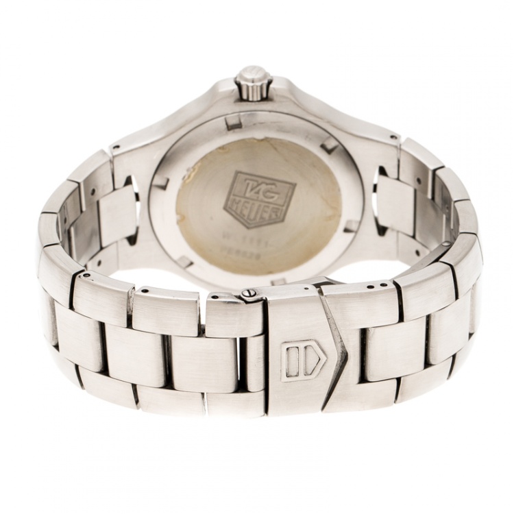 Pre Owned Tag Heuer Grey Stainless Steel Kirium WL1111 Men's Wristwatch 40 mm