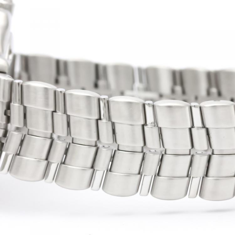 Pre Owned Tag Heuer Gray Stainless Steel 6000 Series Men's Wristwatch 35MM