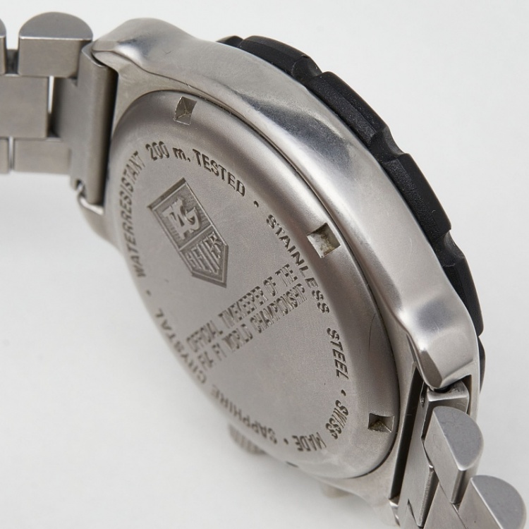 Pre Owned TAG Heuer Orange Stainless Steel Formula 1 Quartz Men's Wristwatch 38 mm
