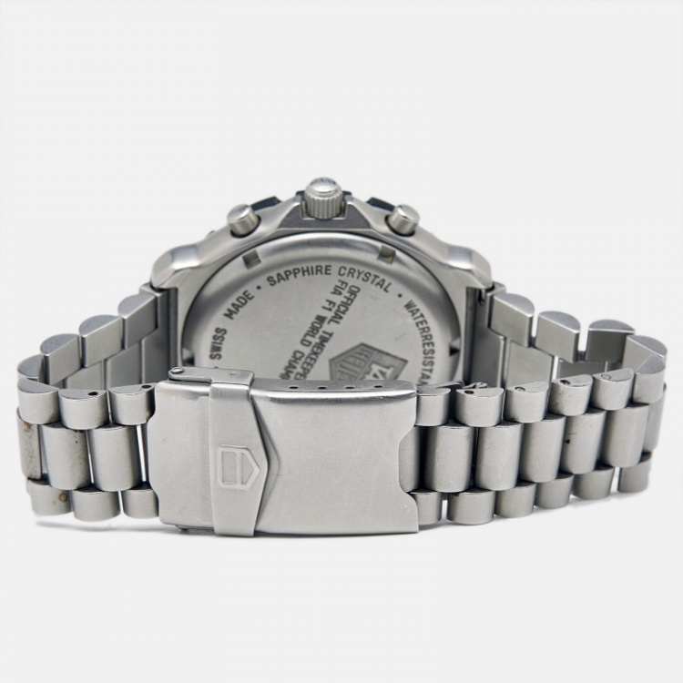 Pre Owned TAG Heuer Orange Stainless Steel Formula 1 Quartz Men's Wristwatch 38 mm