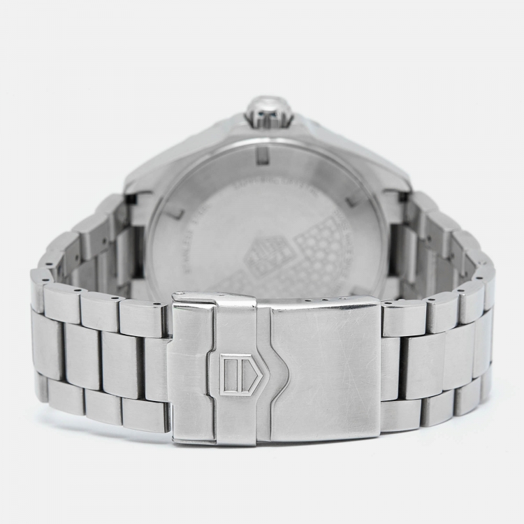 Pre Owned Tag Heuer Blue Stainless Steel Formula 1 WAZ1010.BA0842 Men's Wristwatch 43 mm