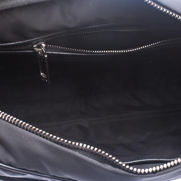 Pre Owned Tod's Black Nylon Laptop Bag