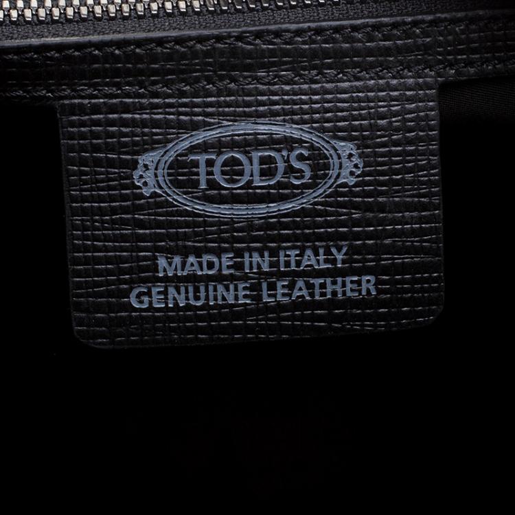 Pre Owned Tod's Black Nylon Messenger Bag