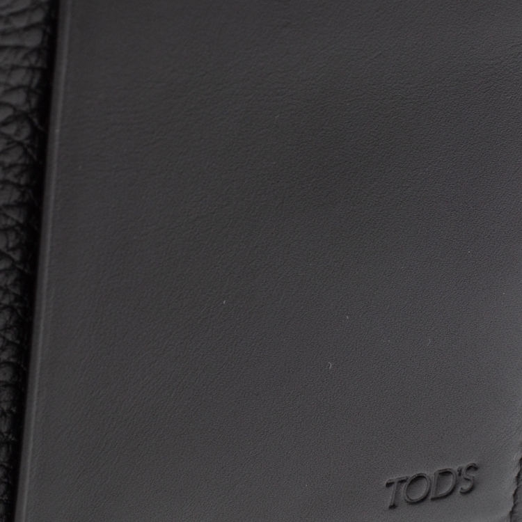 Pre Owned Tod's Black Leather Bifold Wallet
