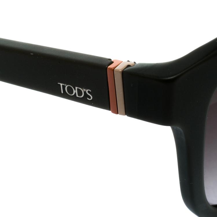 Pre Owned Tod's Grey TO164F 94B Wayfarer Sunglasses