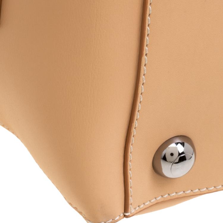 Pre Owned Tod's Beige Leather Large Shopping Tote