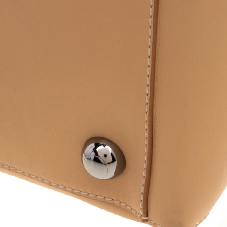Pre Owned Tod's Beige Leather Large Shopping Tote