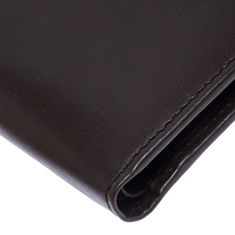 Pre Owned Tod's Brown Leather Bifold Wallet