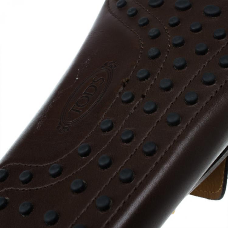 Pre Owned Tod’s Brown Leather Loafers Size 46