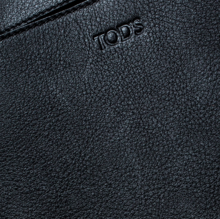 Pre Owned Tod's Black Leather Envelope Bag