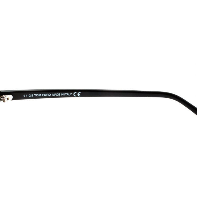Pre Owned Tom Ford Black Henry TF248 05N Wayfarer Sunglasses 