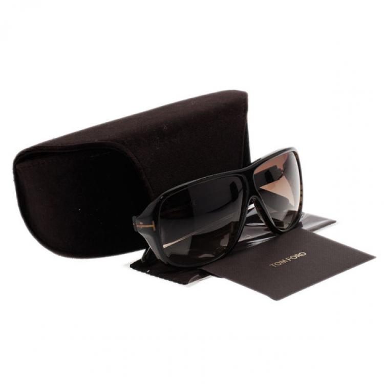 Pre Owned Tom Ford Brown Blake Sunglasses