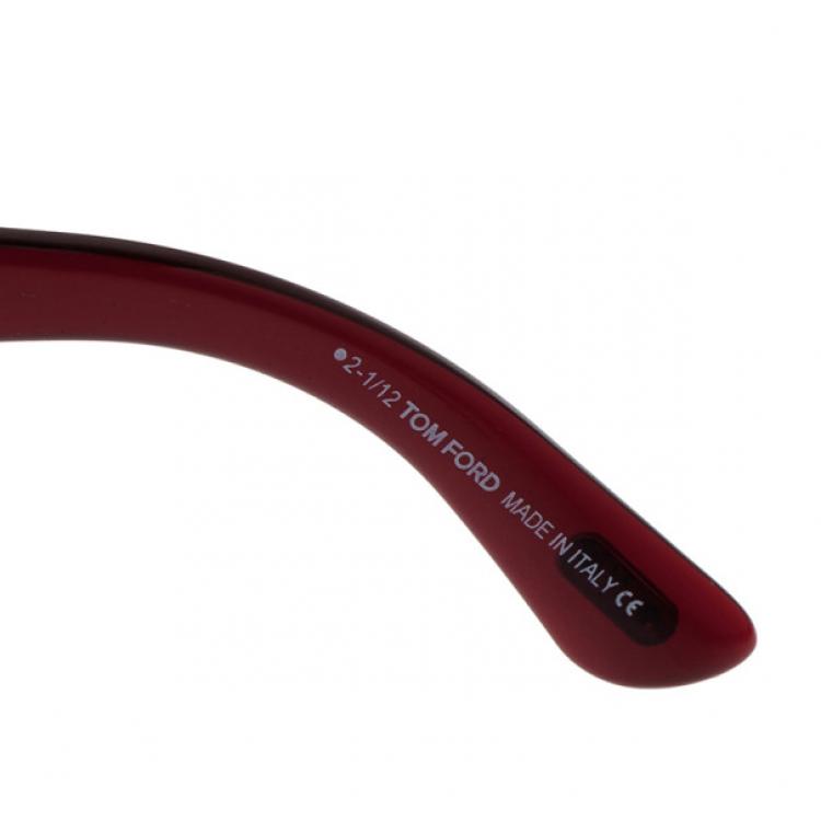 Pre Owned Tom Ford Red Wagner Sunglasses