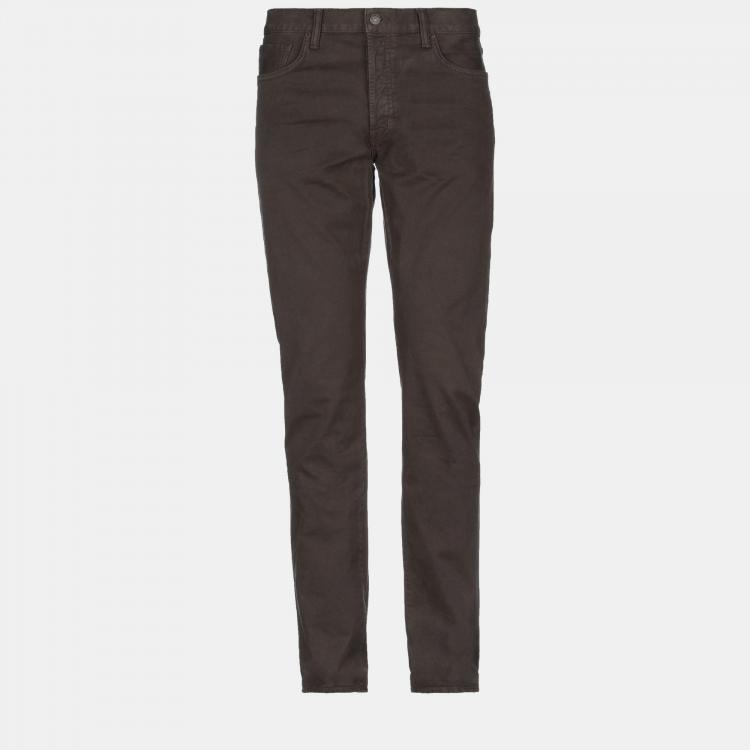 Pre Owned Tom Ford Cotton Pants 36
