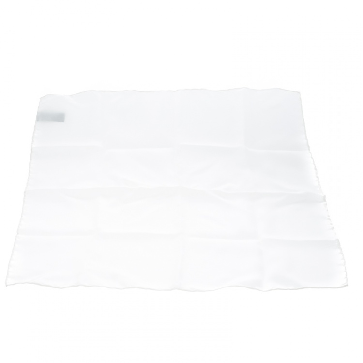 Pre Owned Tom Ford Off White Silk Pocket Square