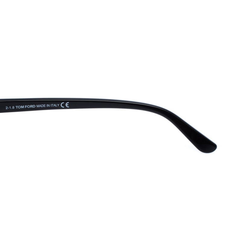 Pre Owned Tom Ford Black David-02 Aviator Sunglasses