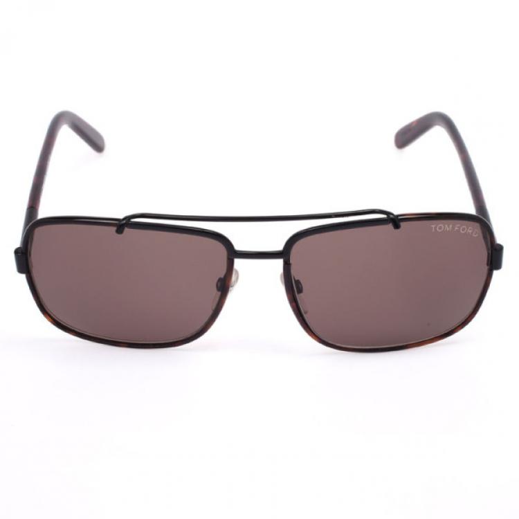 Pre Owned Tom Ford Tortoise Frame Daniel Men Aviators